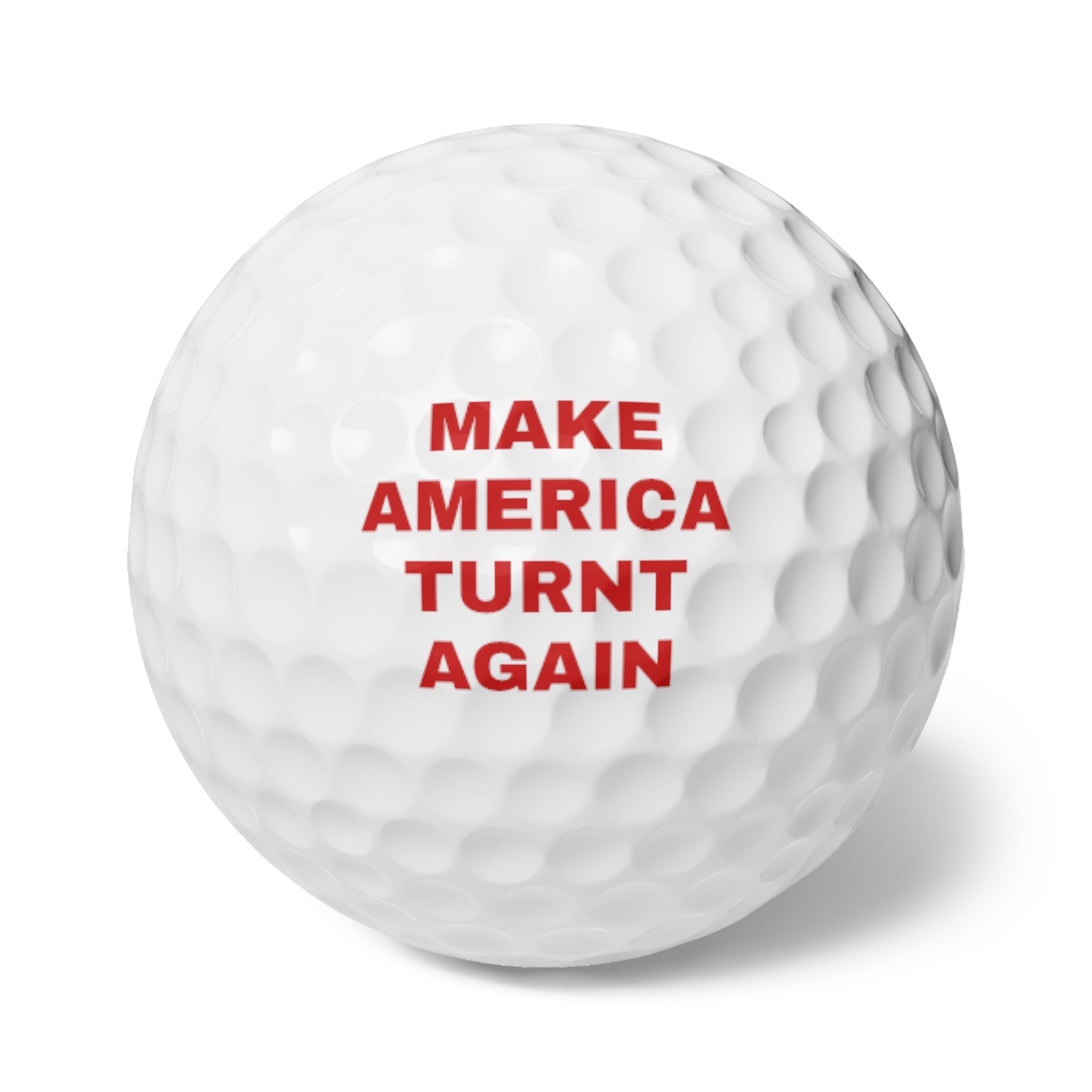 “Turnt Again” Golf Balls, 6pcs