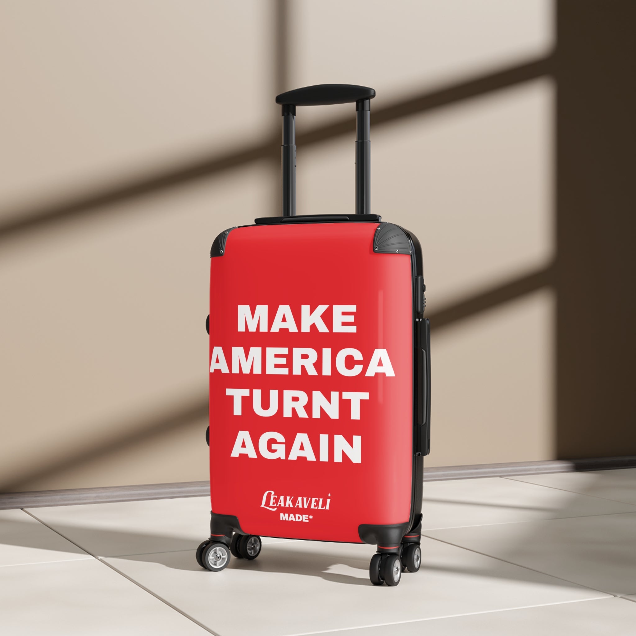 “Turnt Again” Luggage Rouge*