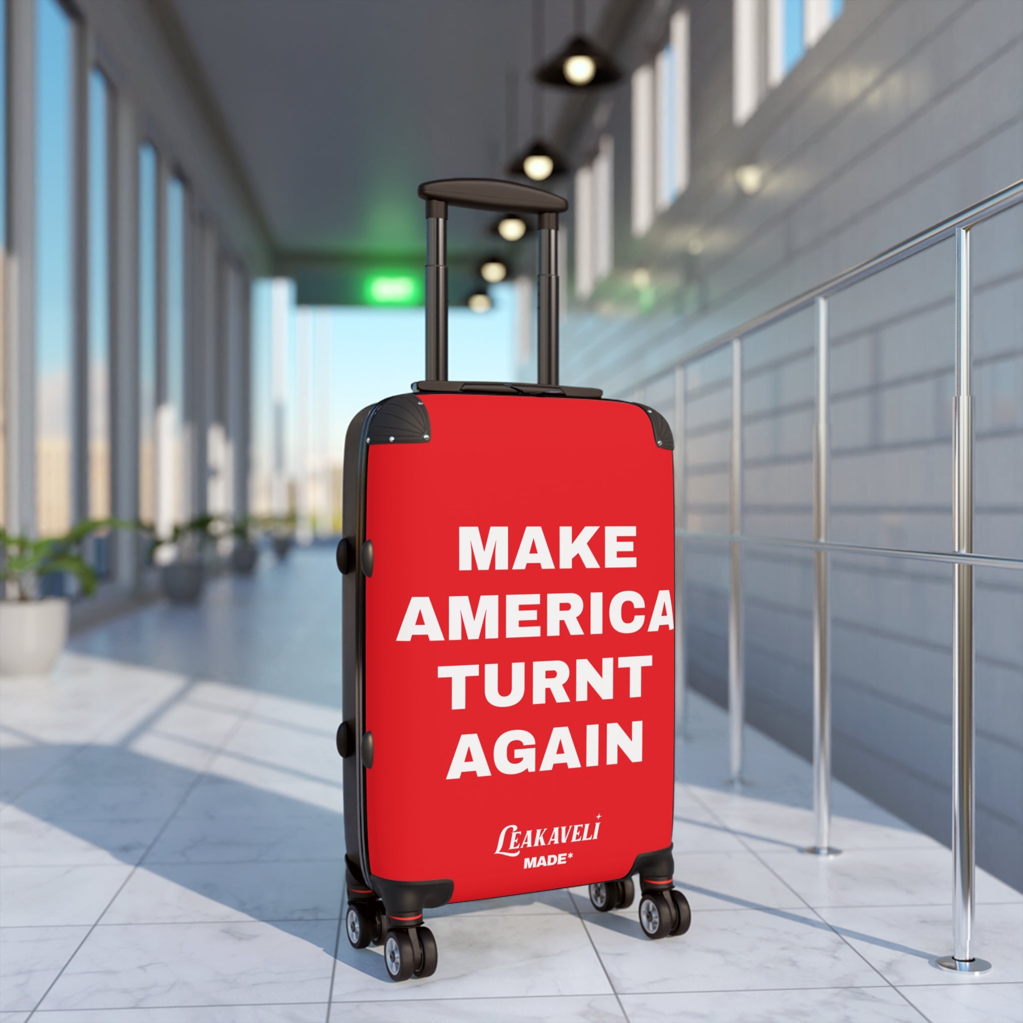 “Turnt Again” Luggage Rouge*