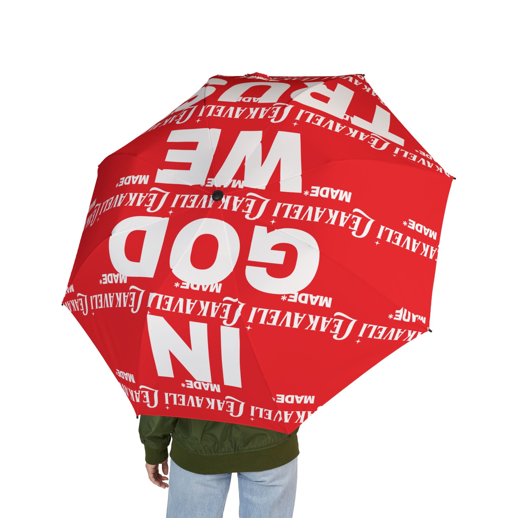 In God We Trust Umbrella Rouge*